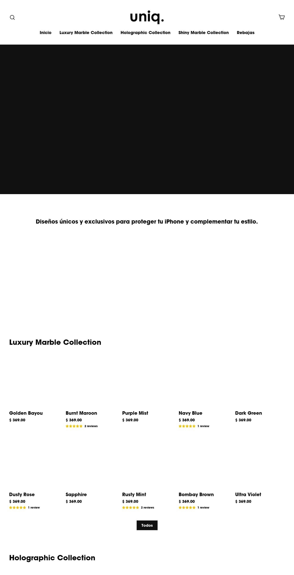 uniqmx.com — Shopify storefront screenshot