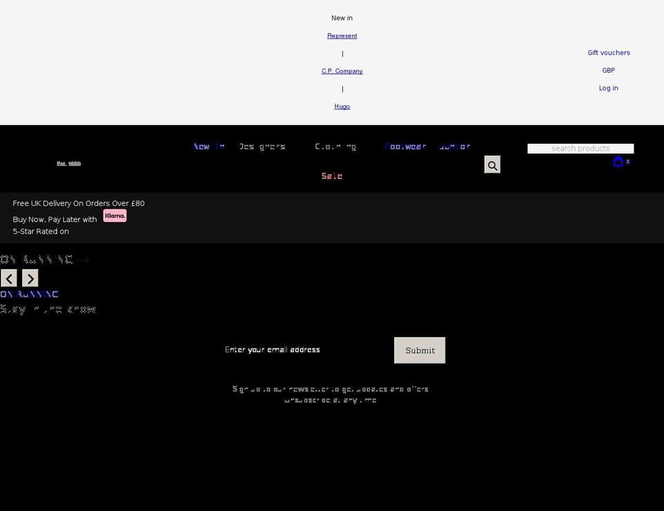 unique1989.com shopify website screenshot