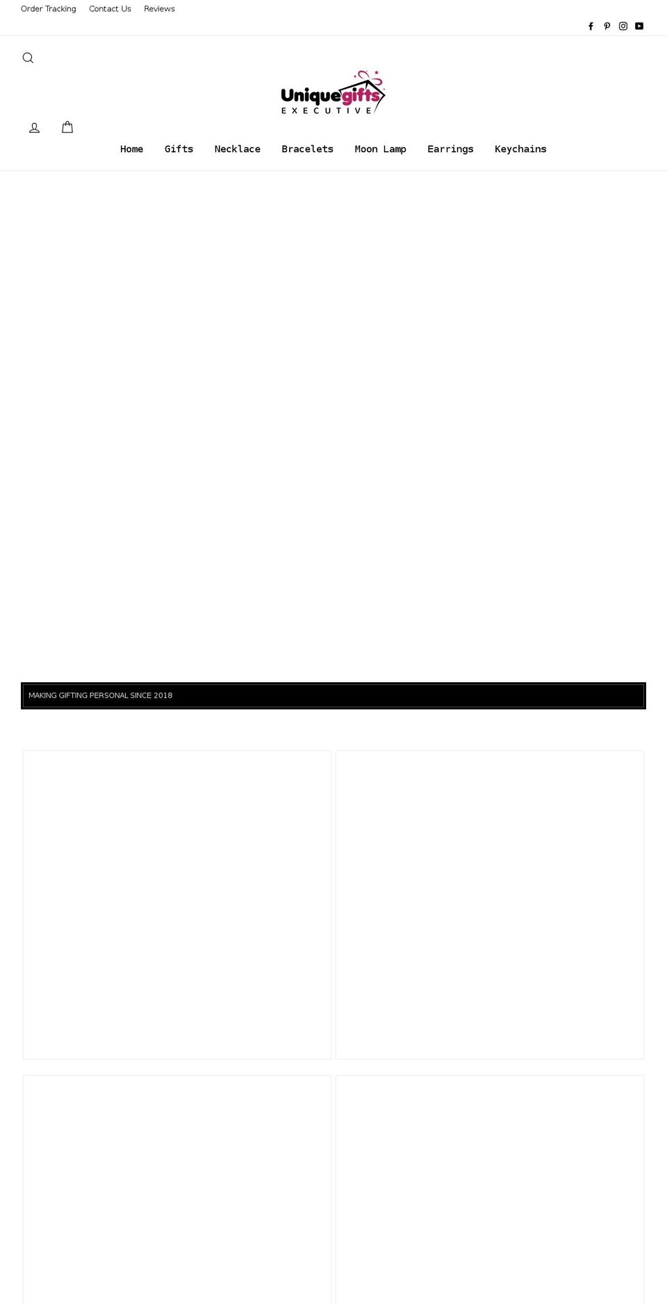 Navigation Update Shopify theme site example uniqueexecutivegifts.com
