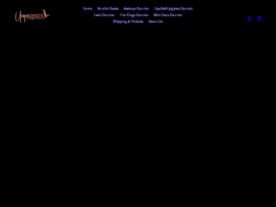 uniquekissescosmetics.com shopify website screenshot