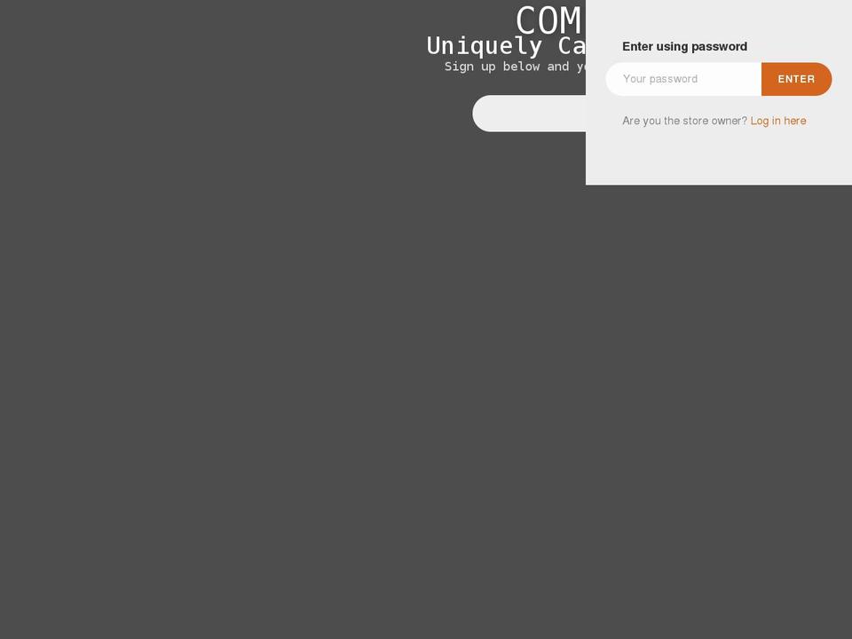 uniquelycanadian.com shopify website screenshot