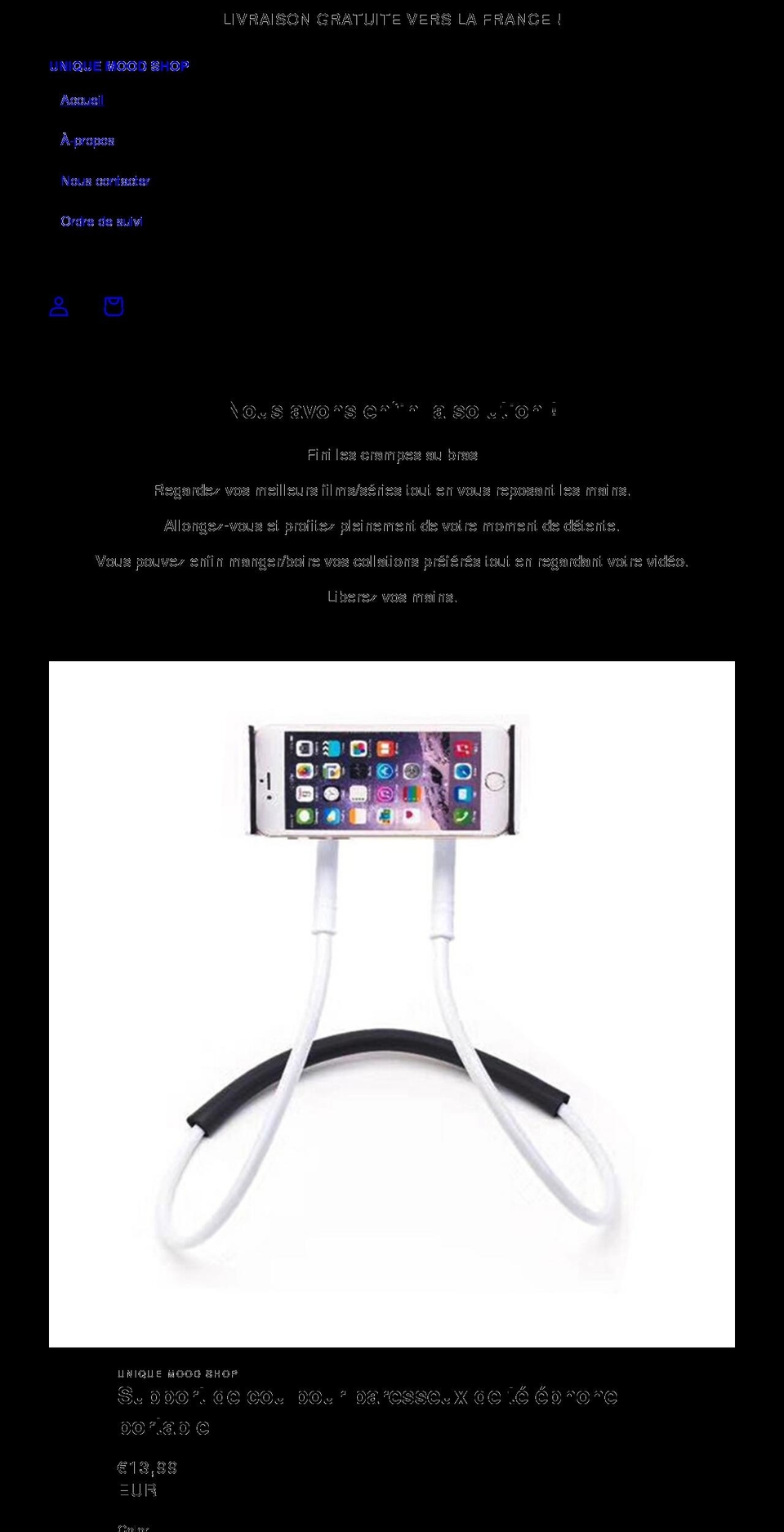 uniquemoodshop.com shopify website screenshot