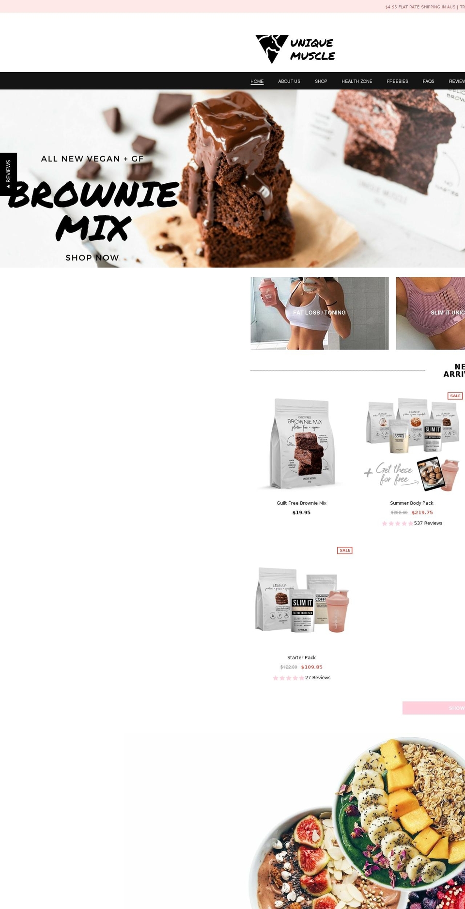 Update to Product Page for Summer Packs Shopify theme site example uniquemuscle.com
