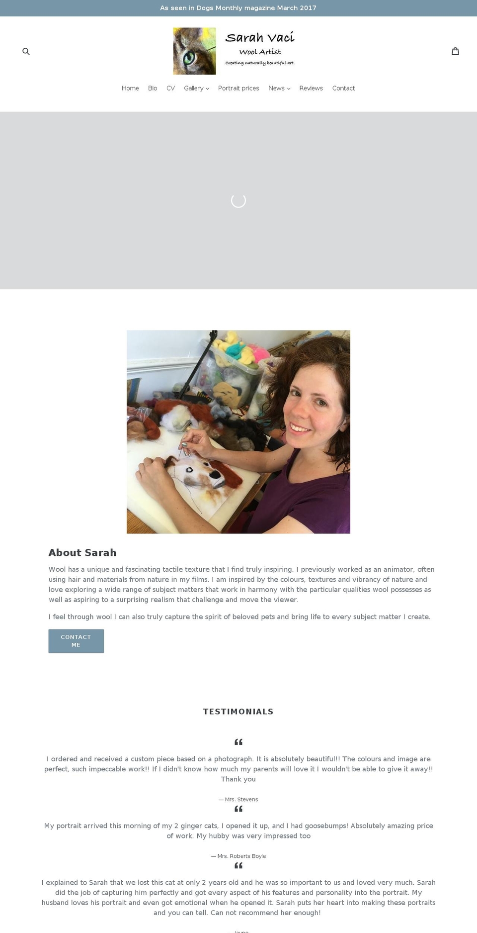 uniquepetportraits.com shopify website screenshot