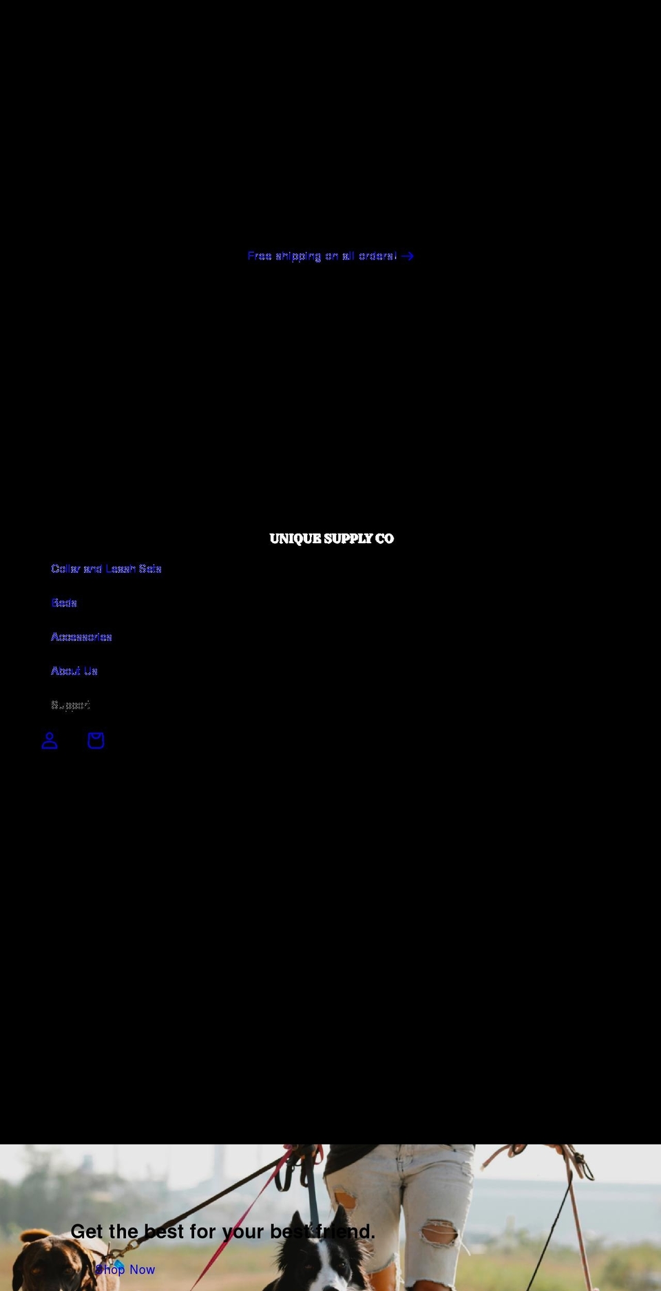 uniquesupplyco.com shopify website screenshot