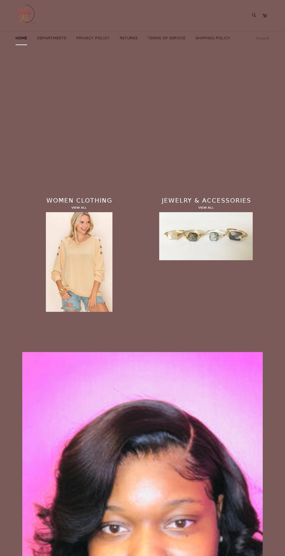 uniquevibesboutique.org shopify website screenshot