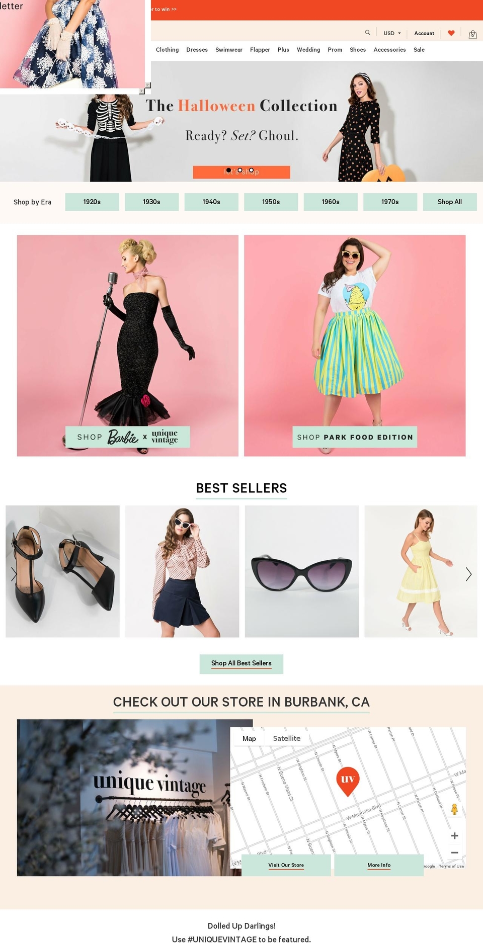 UV — 2018-08-05 Slider Scheduled Shopify theme site example uniquevintage.com