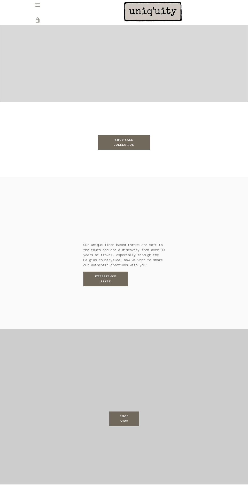 Narrative with Installments message Shopify theme site example uniquitystyle.com
