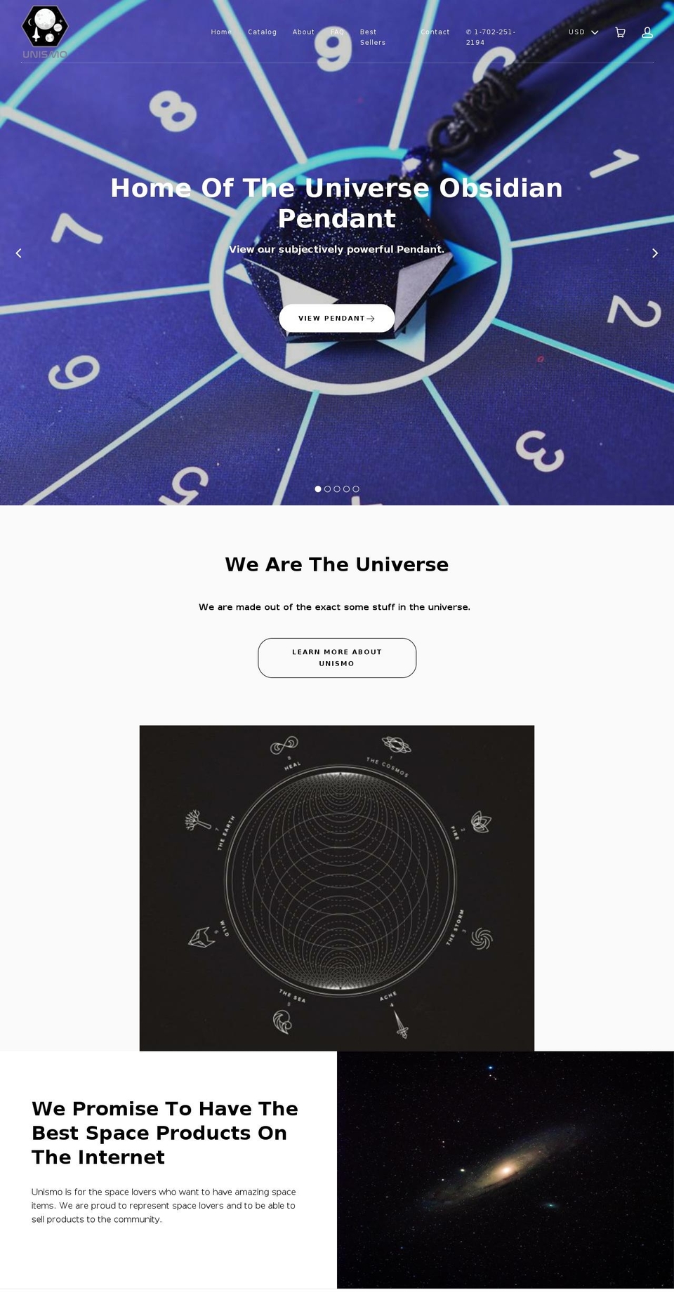 unismo.net shopify website screenshot