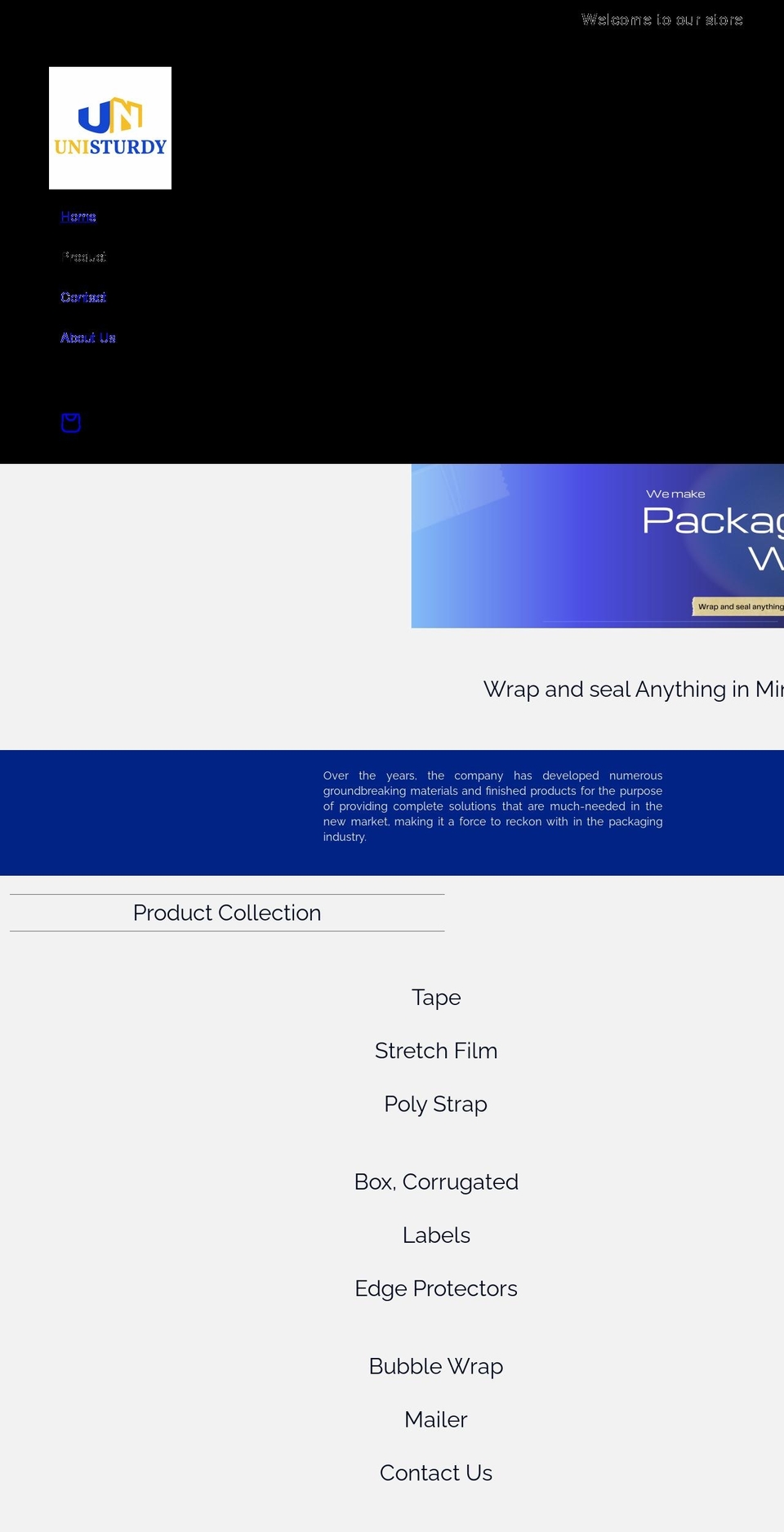 unisturdy.com shopify website screenshot