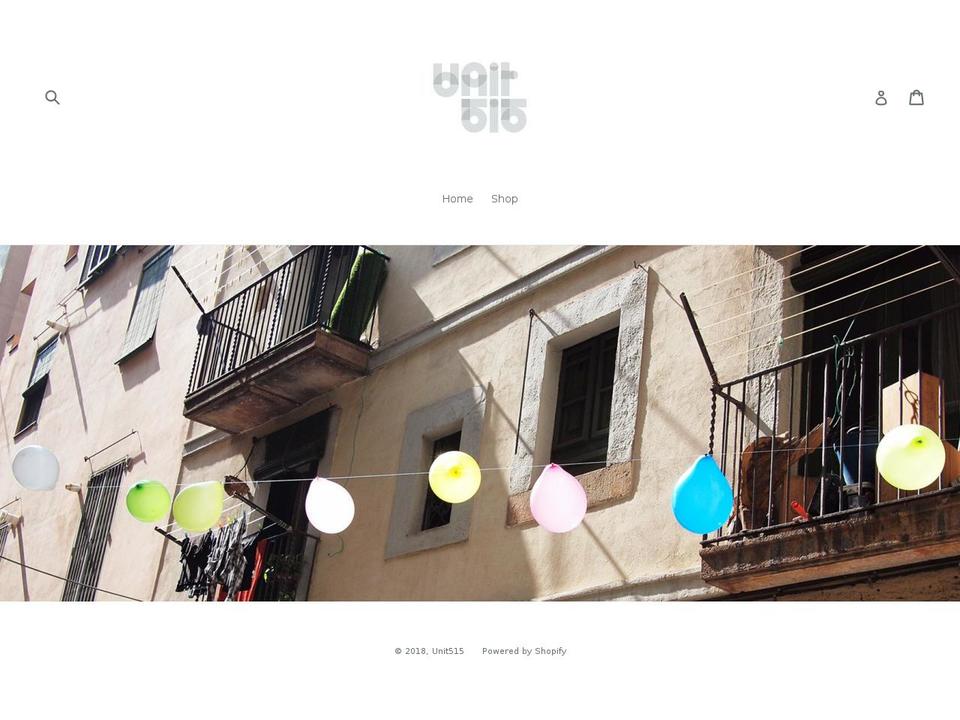 unit515.com — Shopify storefront screenshot