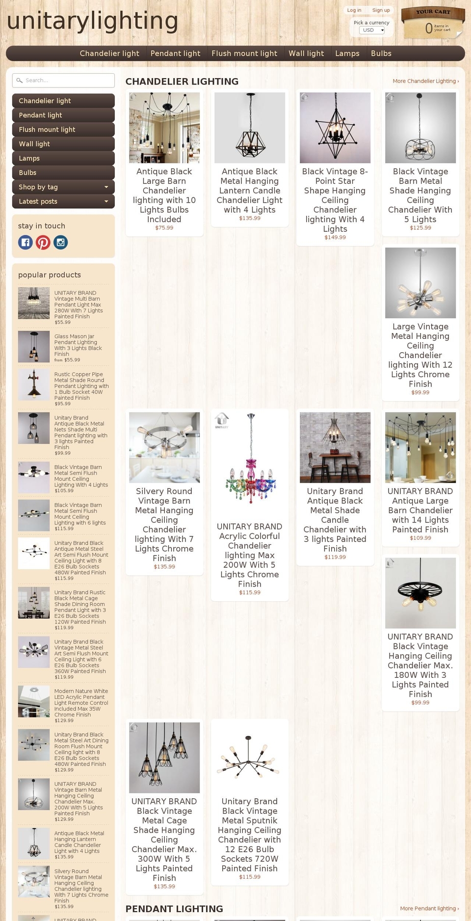 unitary-store.com — Shopify storefront screenshot