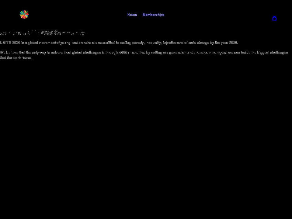 unite2030passport.com shopify website screenshot