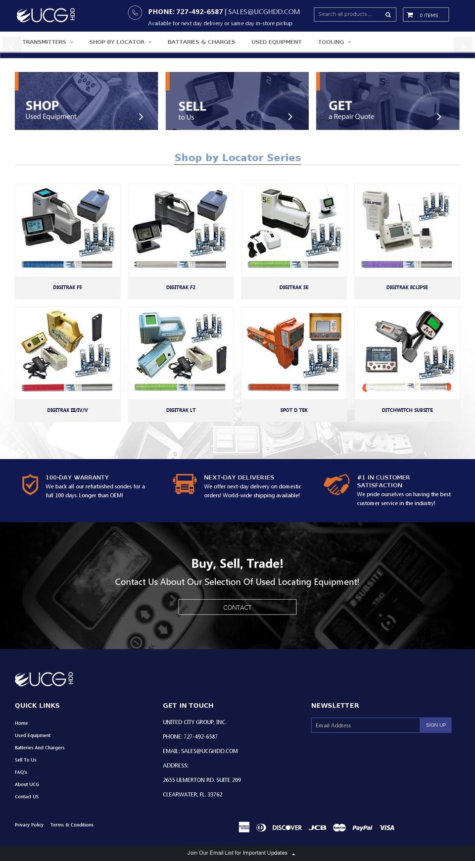 unitedcitygroup.com shopify website screenshot