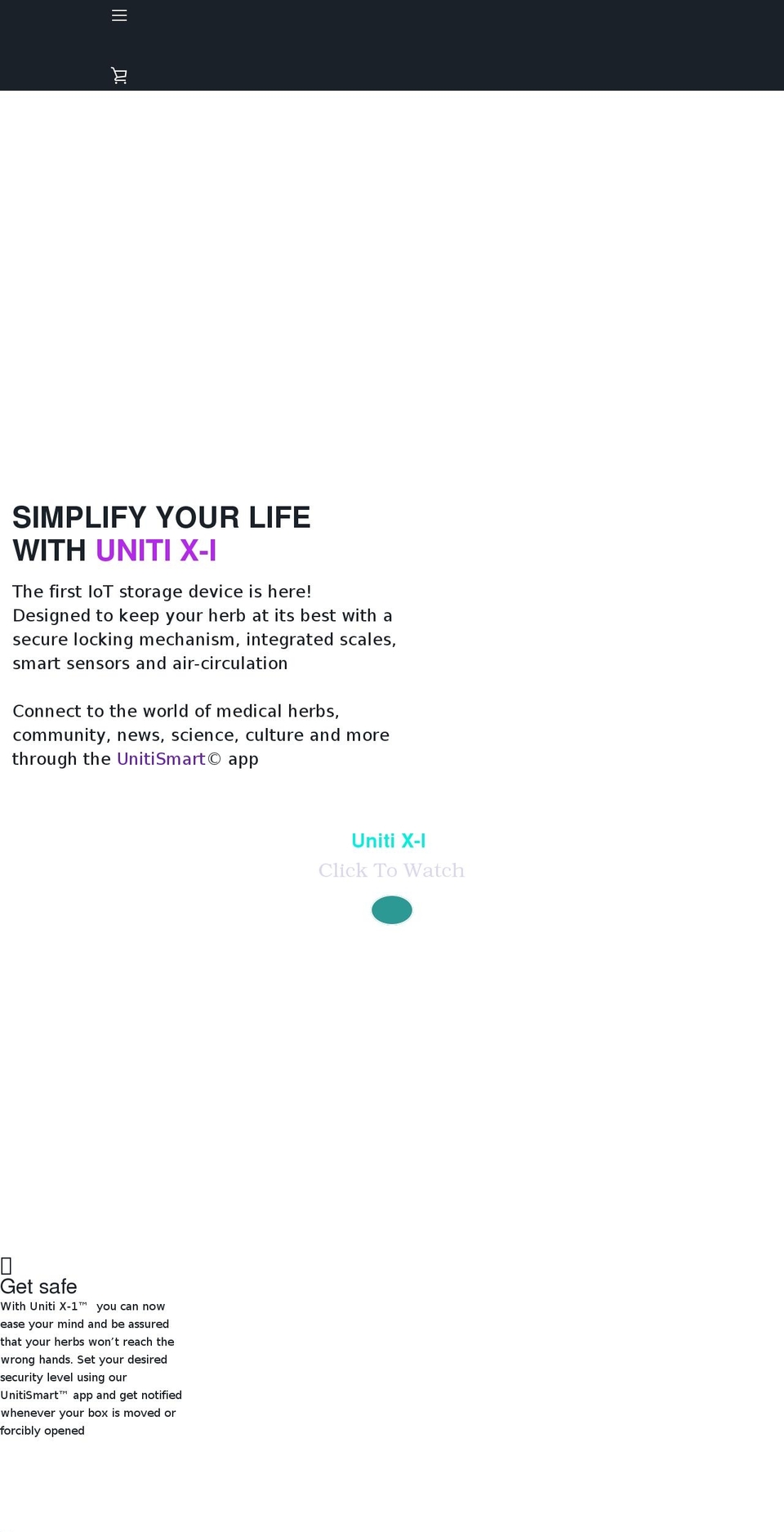 unitismart.com shopify website screenshot