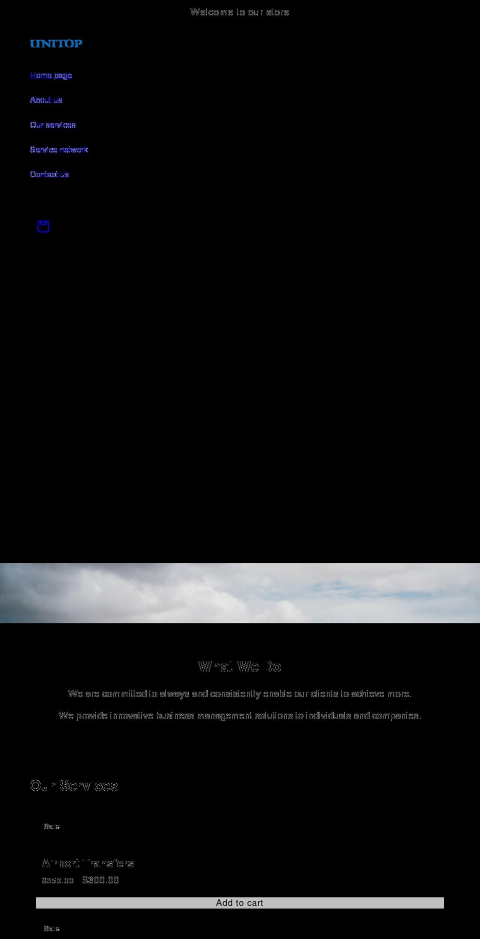 unitop-global.com shopify website screenshot