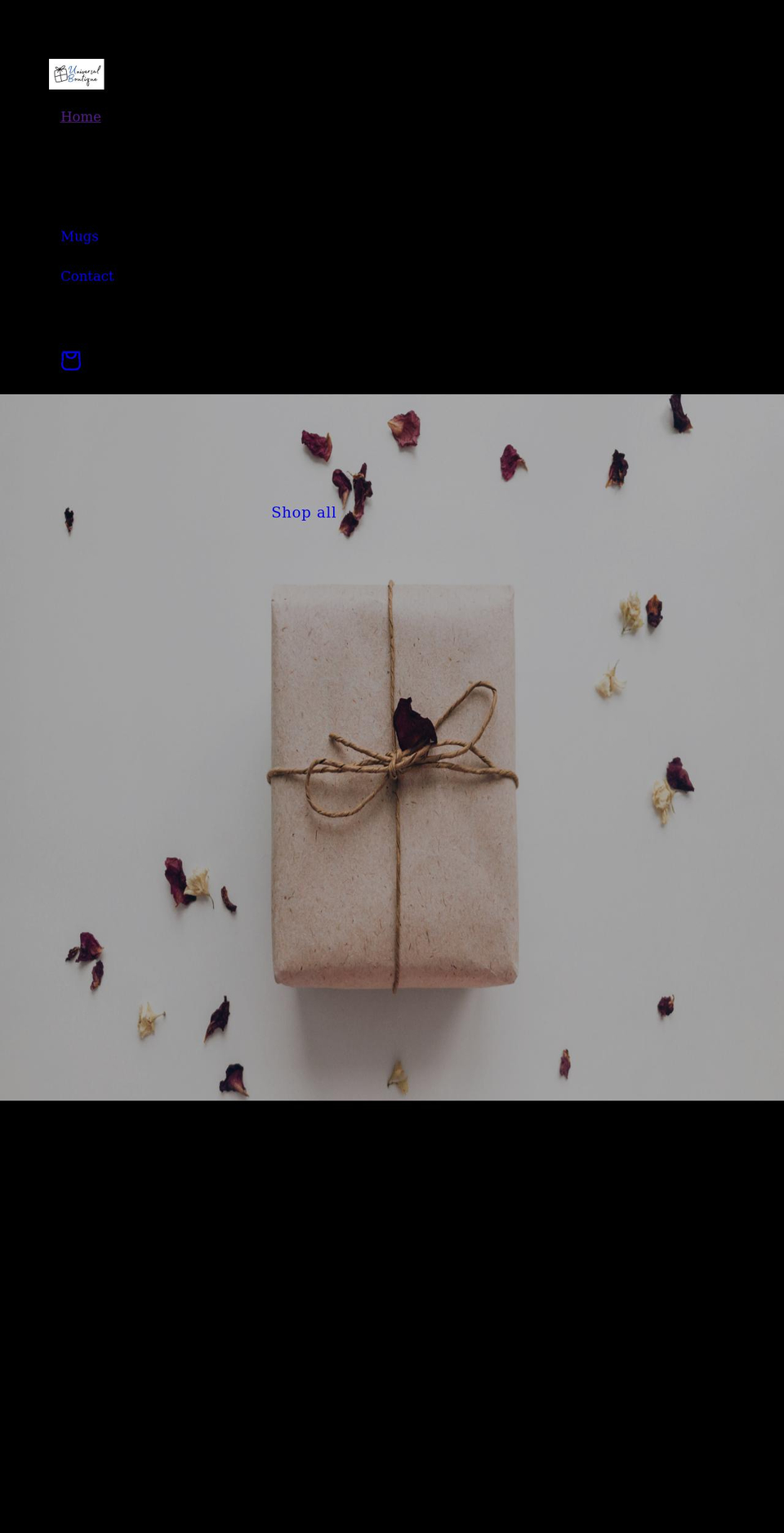 universalboutique.com shopify website screenshot