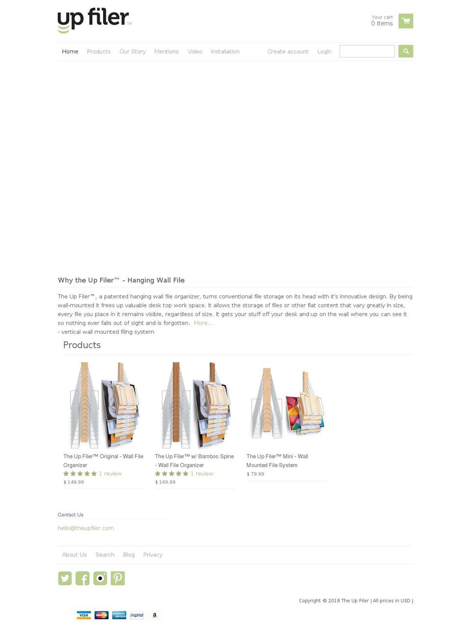 React_UF Shopify theme site example universalverticalfilingrack.com