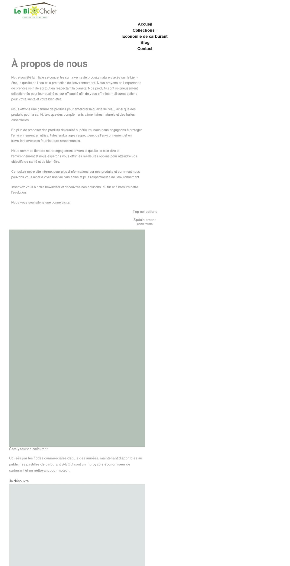 universdebienetre.com — Shopify storefront screenshot