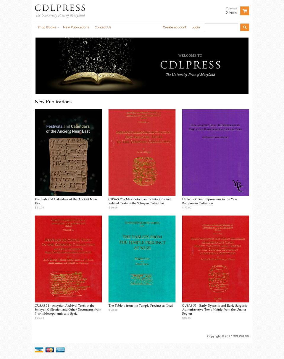 universitypressofmaryland.com shopify website screenshot