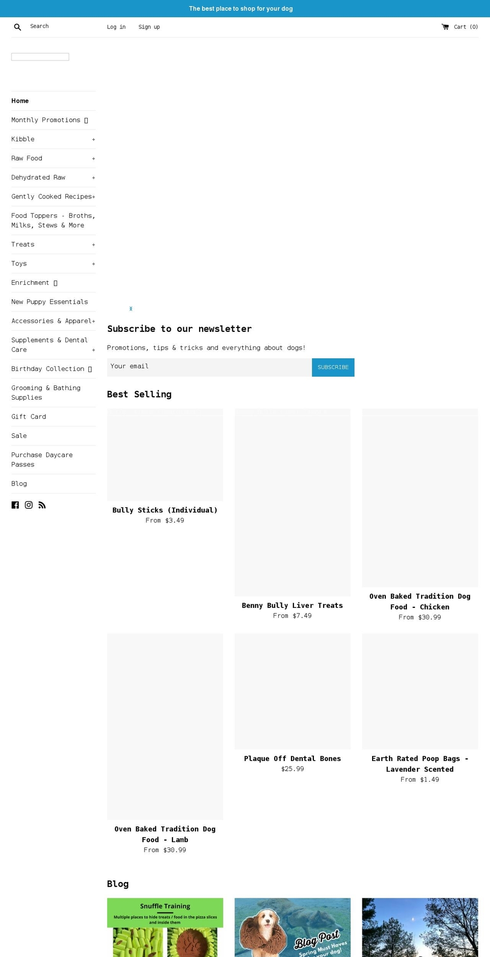 unleash-the-pawsitive.myshopify.com shopify website screenshot