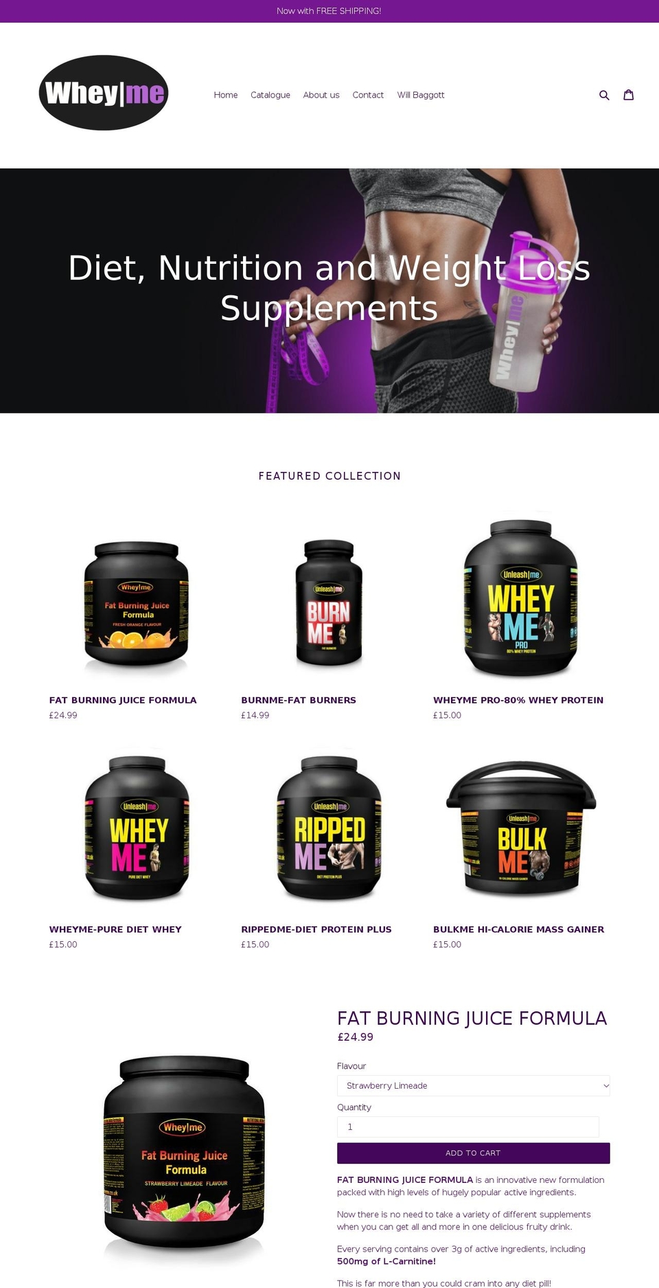 unleashme.com shopify website screenshot