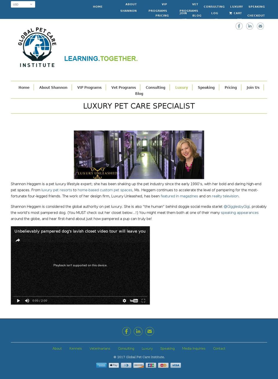 unleashtheluxury.com shopify website screenshot