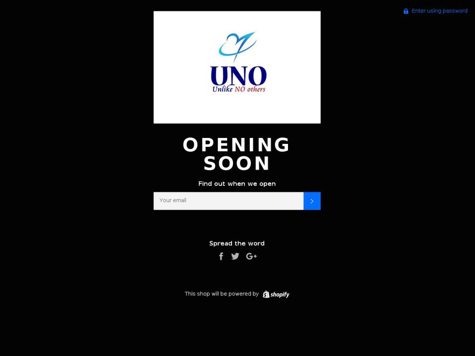 unlikenoother.com shopify website screenshot