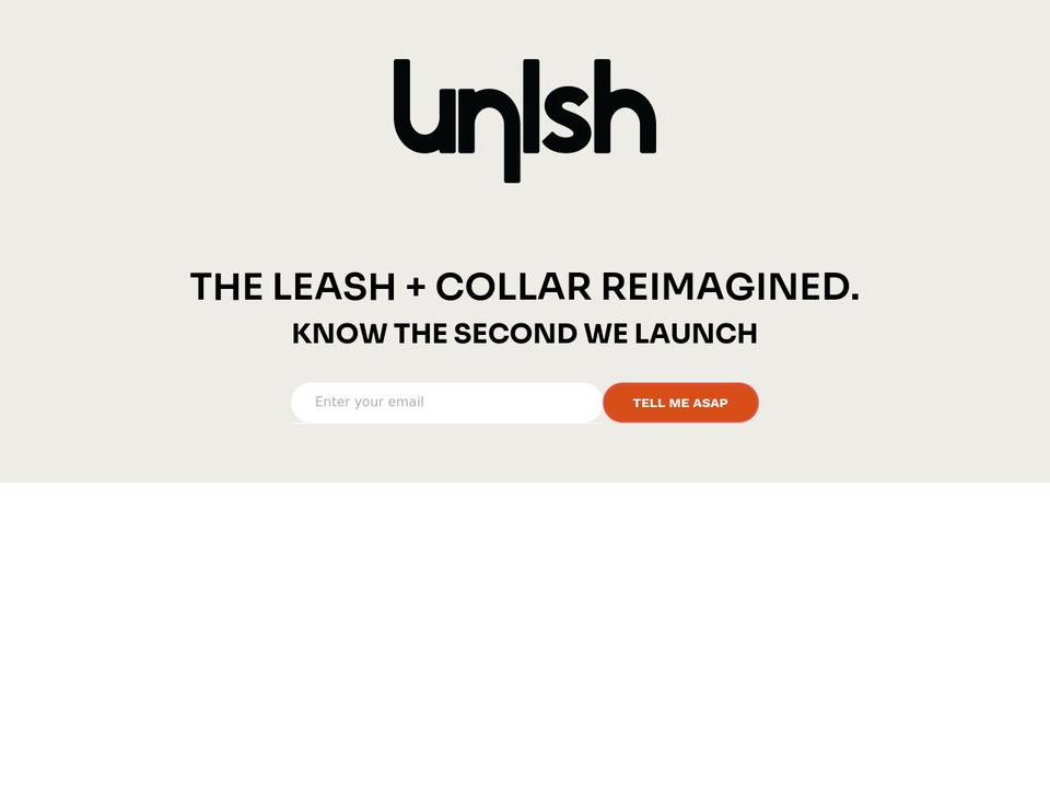 unlsh.co shopify website screenshot
