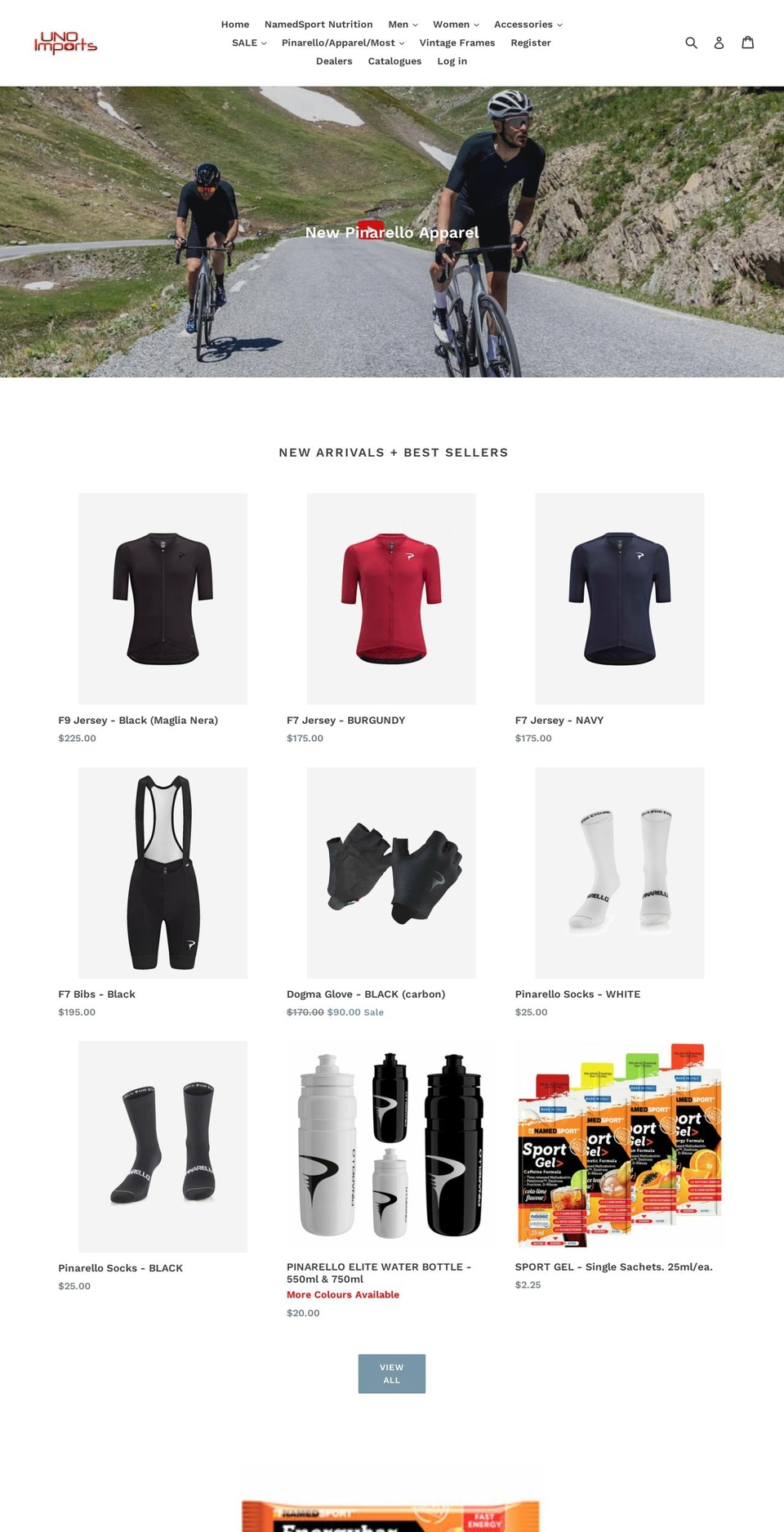 unoimports.com shopify website screenshot