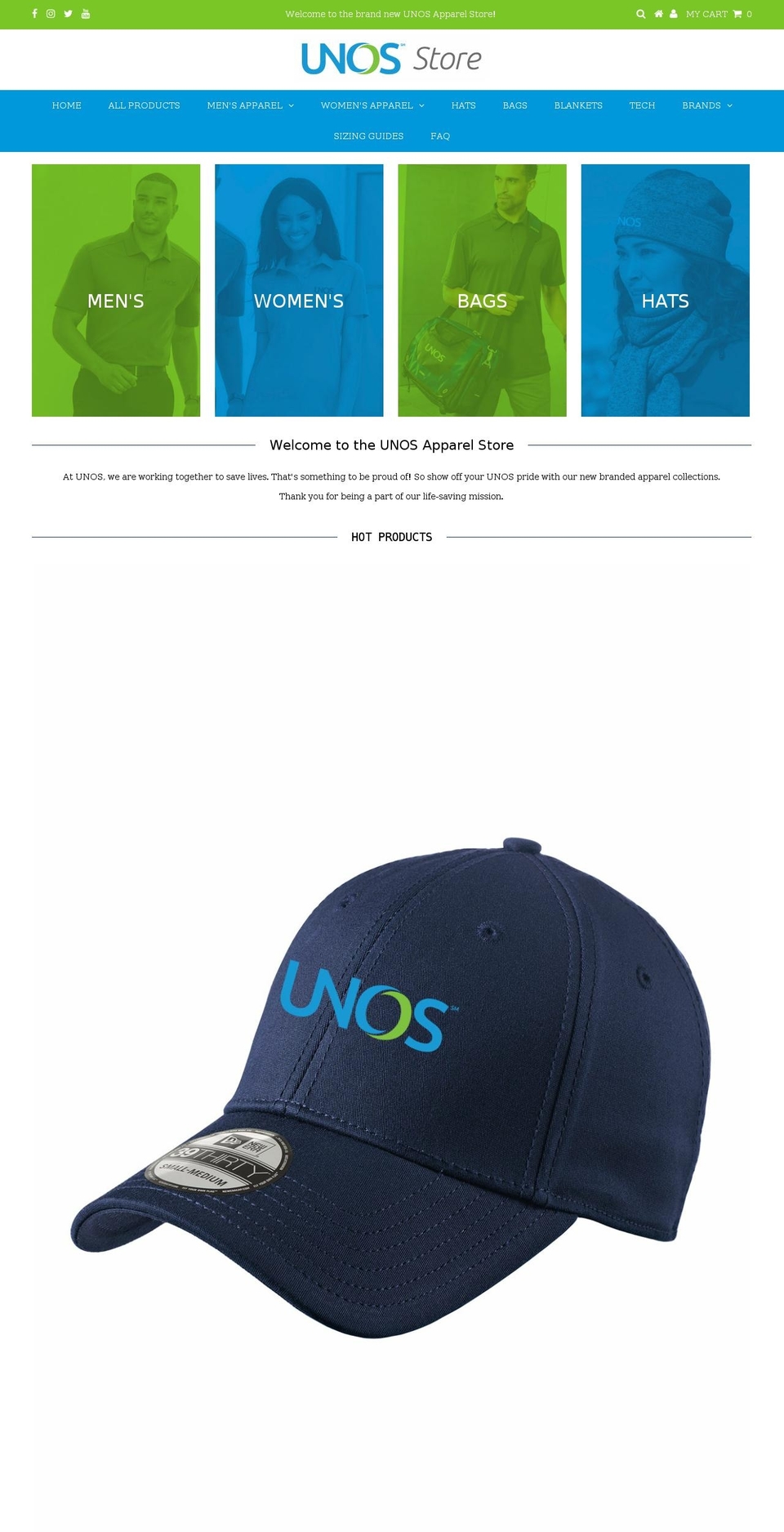 unos-company-store.myshopify.com shopify website screenshot