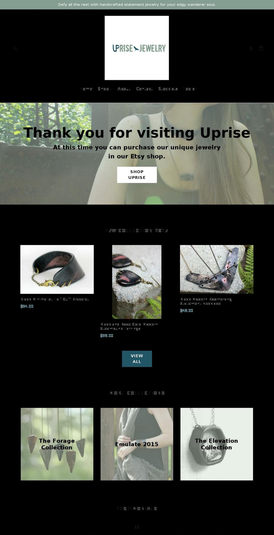 unparalleledcc.com — Shopify storefront screenshot