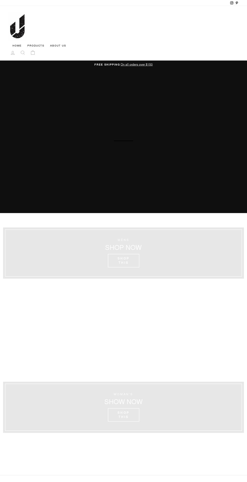 unparalleledpw.com — Shopify storefront screenshot