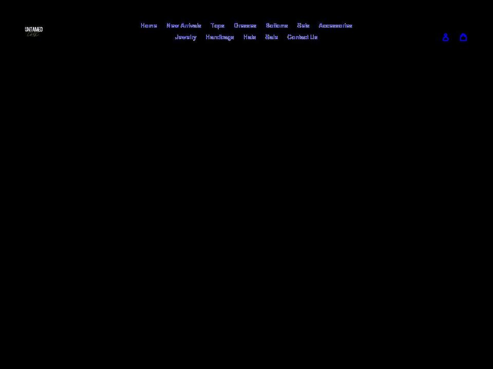 untamed-chic.com shopify website screenshot
