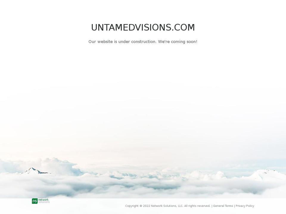 untamedvisions.com — Shopify storefront screenshot