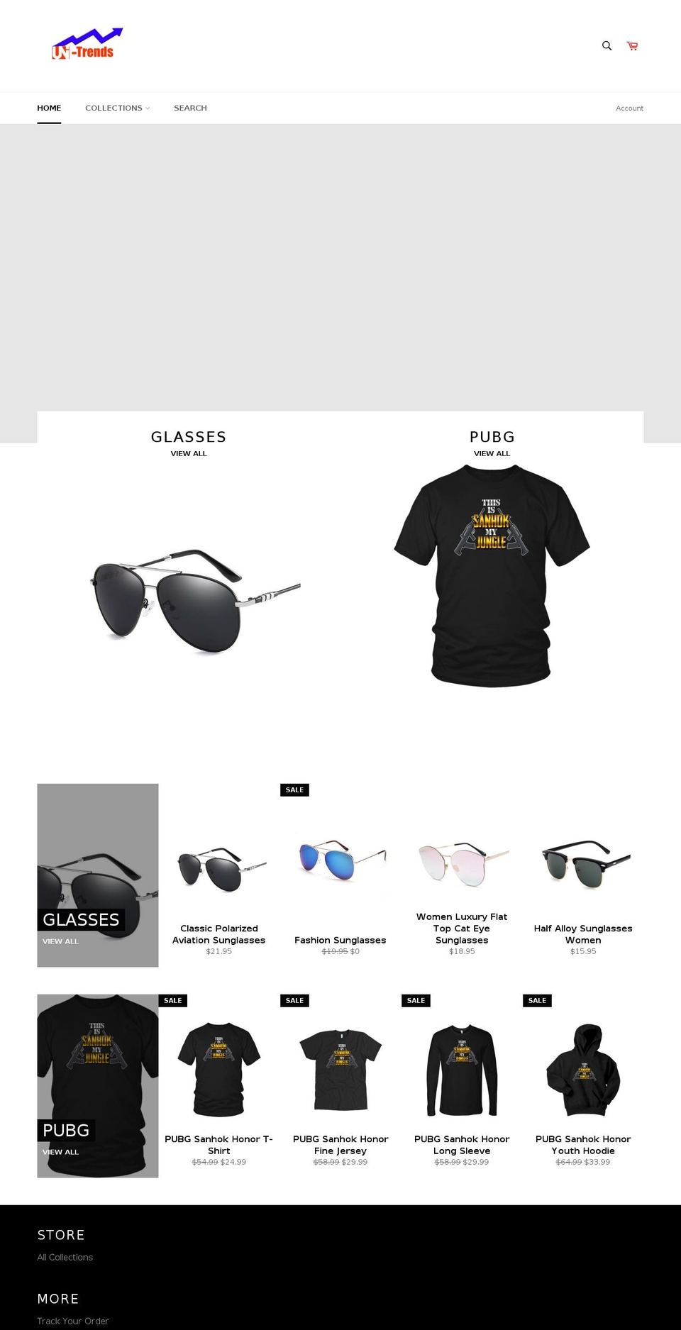 untrends.com — Shopify storefront screenshot