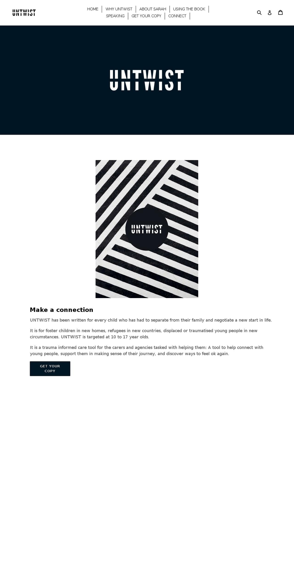 untwist.com.au shopify website screenshot