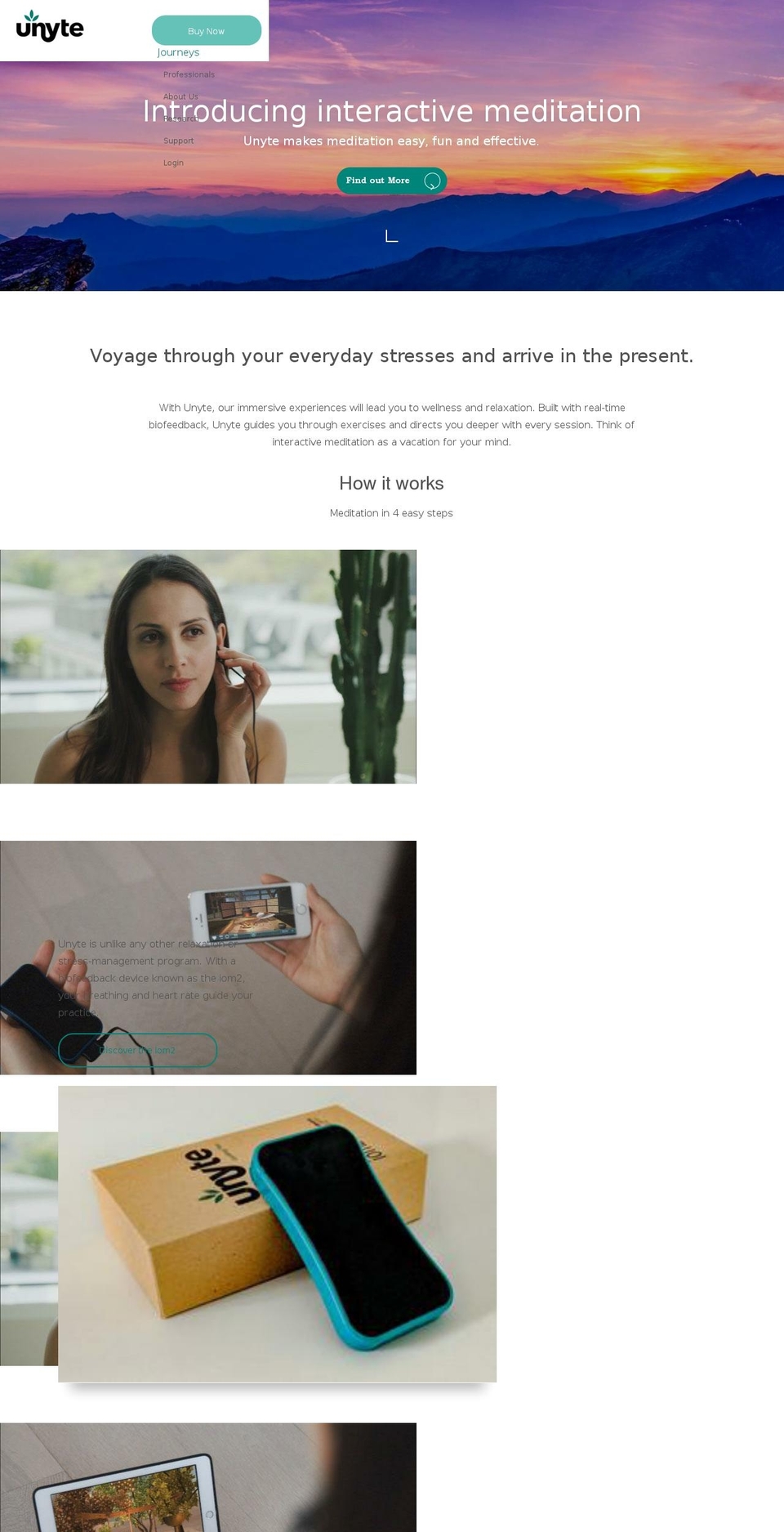 unyte.com shopify website screenshot