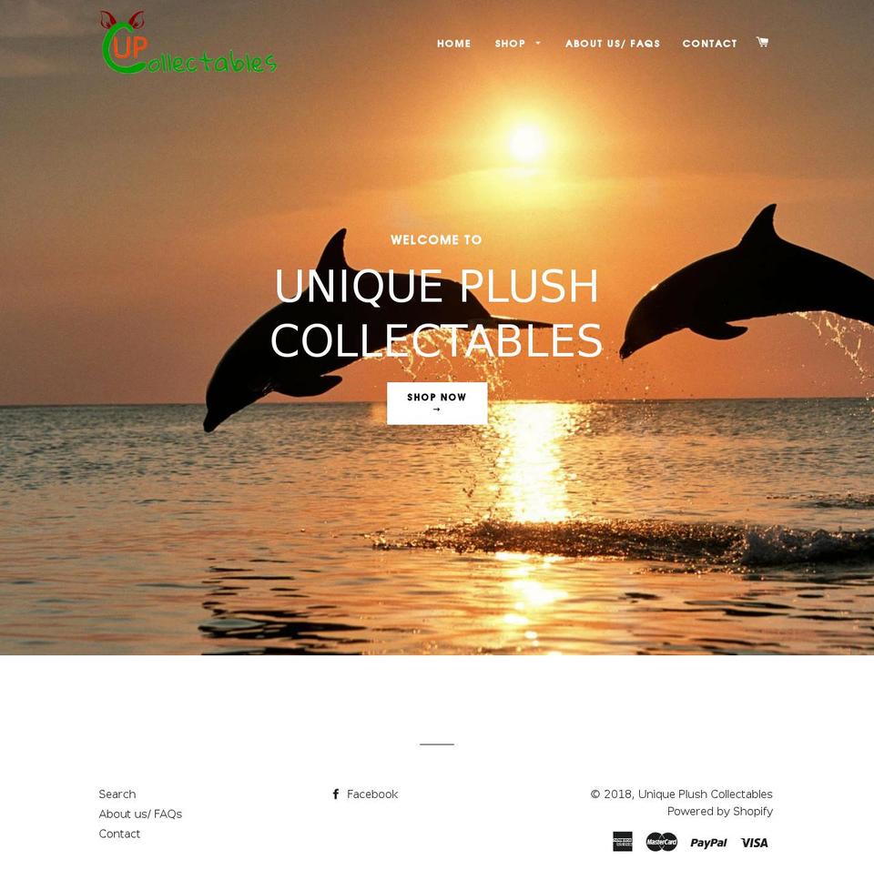 up-collectables.com shopify website screenshot