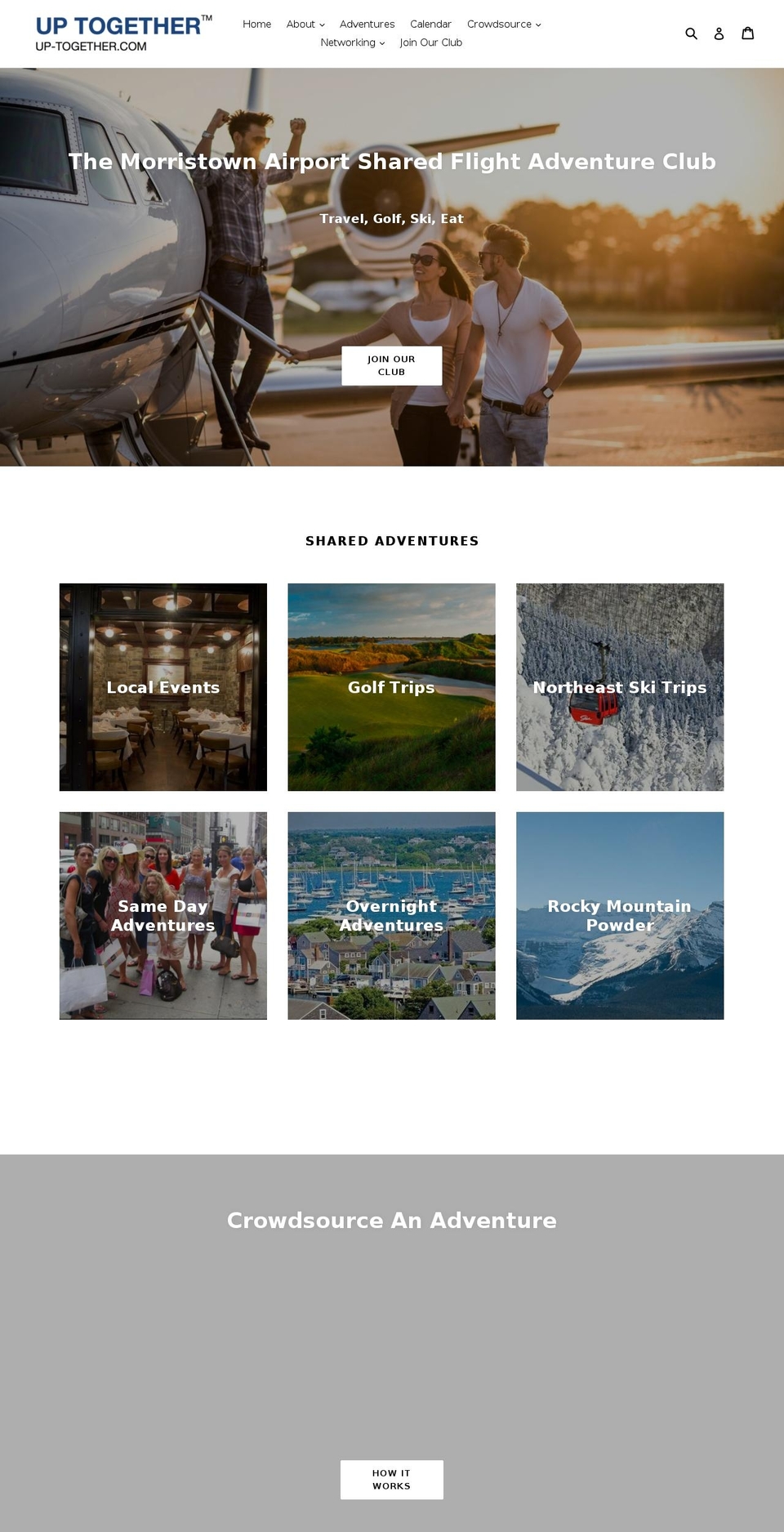 up-together.com — Shopify storefront screenshot