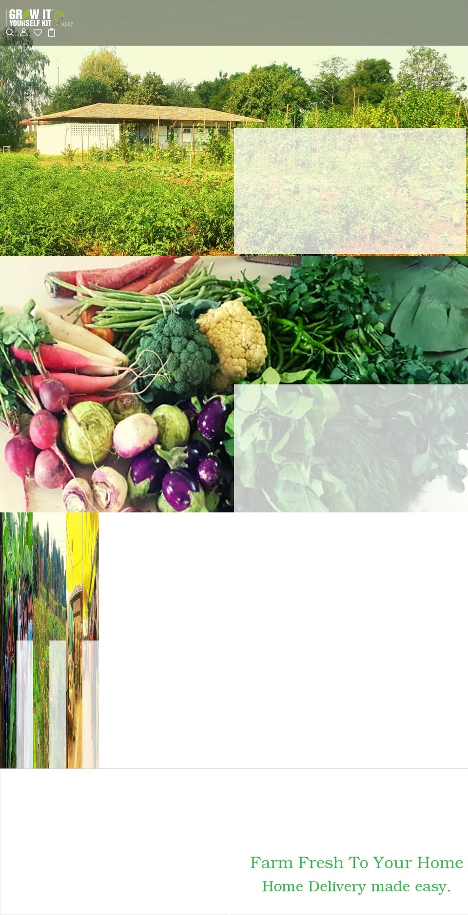upajfarm.com — Shopify storefront screenshot