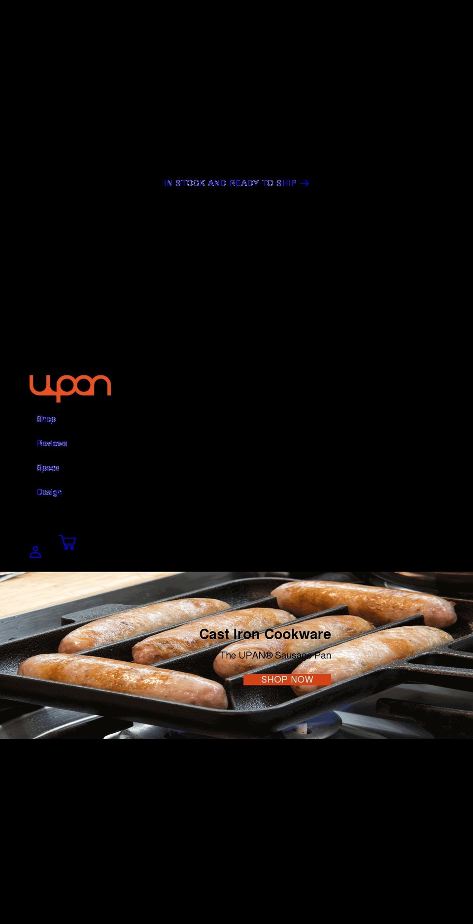 upanfrypan.com — Shopify storefront screenshot