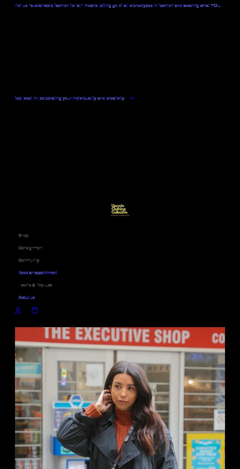 upcycle-collective.com shopify website screenshot