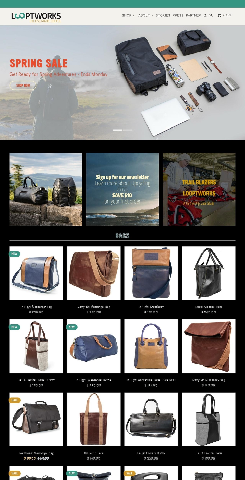 looptworks-myshopify-com-retina Shopify theme site example upcycledgear.com