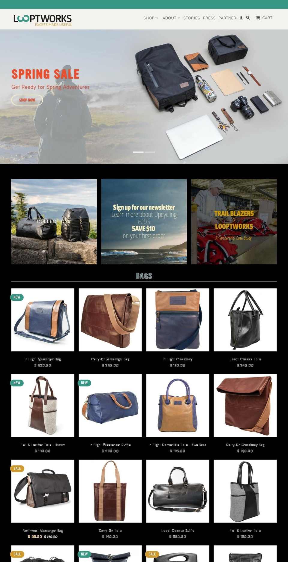 looptworks-myshopify-com-retina Shopify theme site example upcycledhats.com