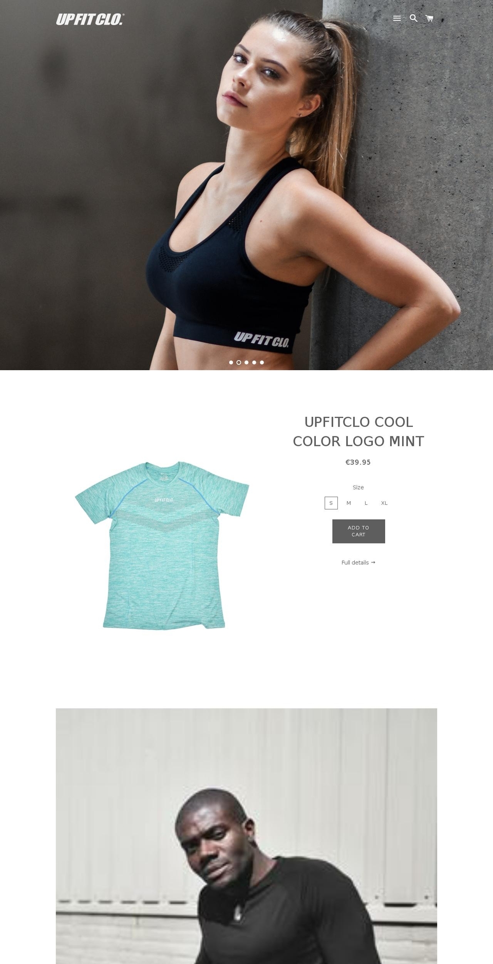 upfitclo.com — Shopify storefront screenshot