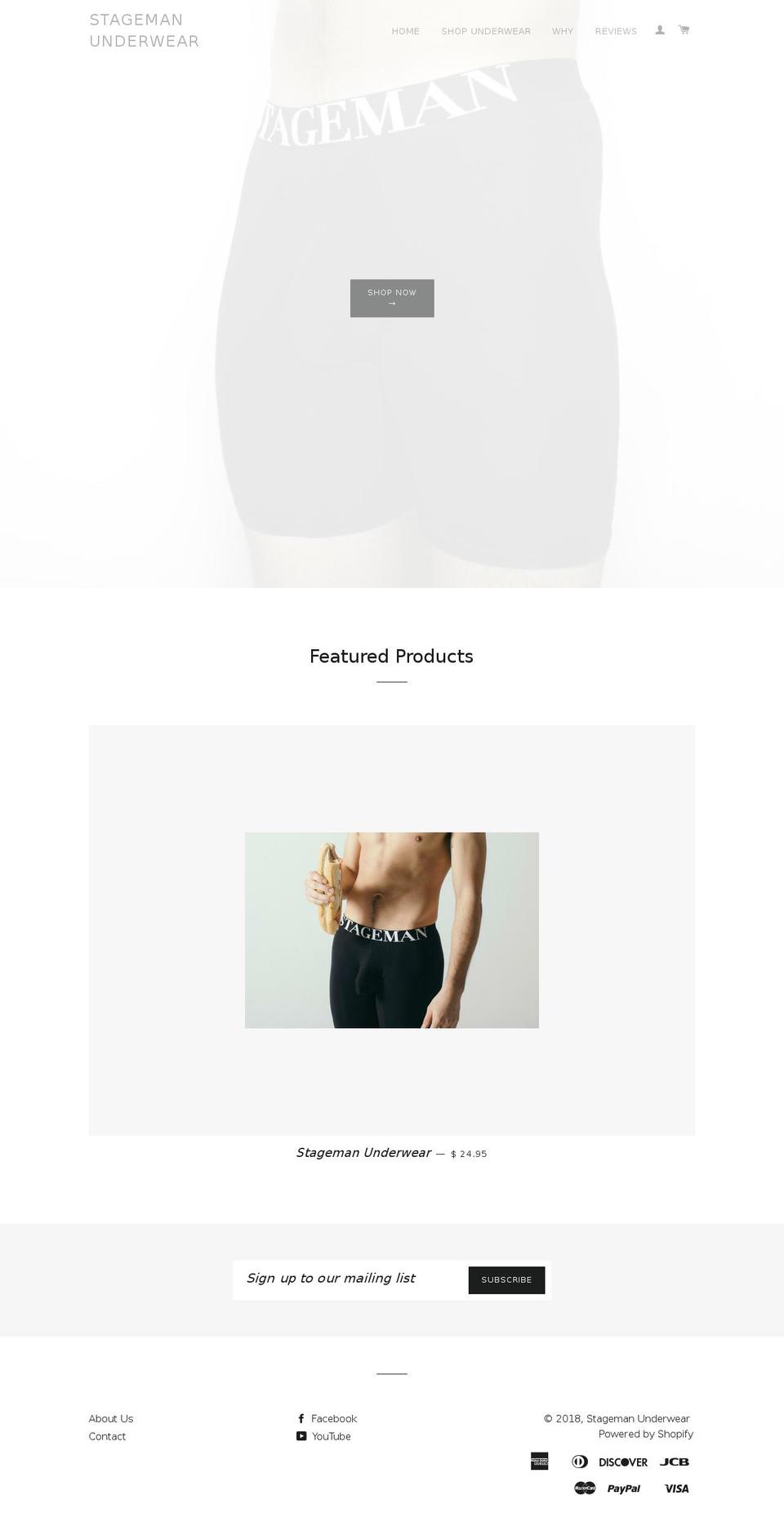 upgradedunderwear.com shopify website screenshot