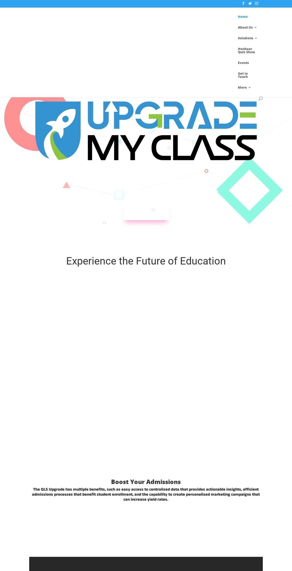upgrademyclass.com — Shopify storefront screenshot