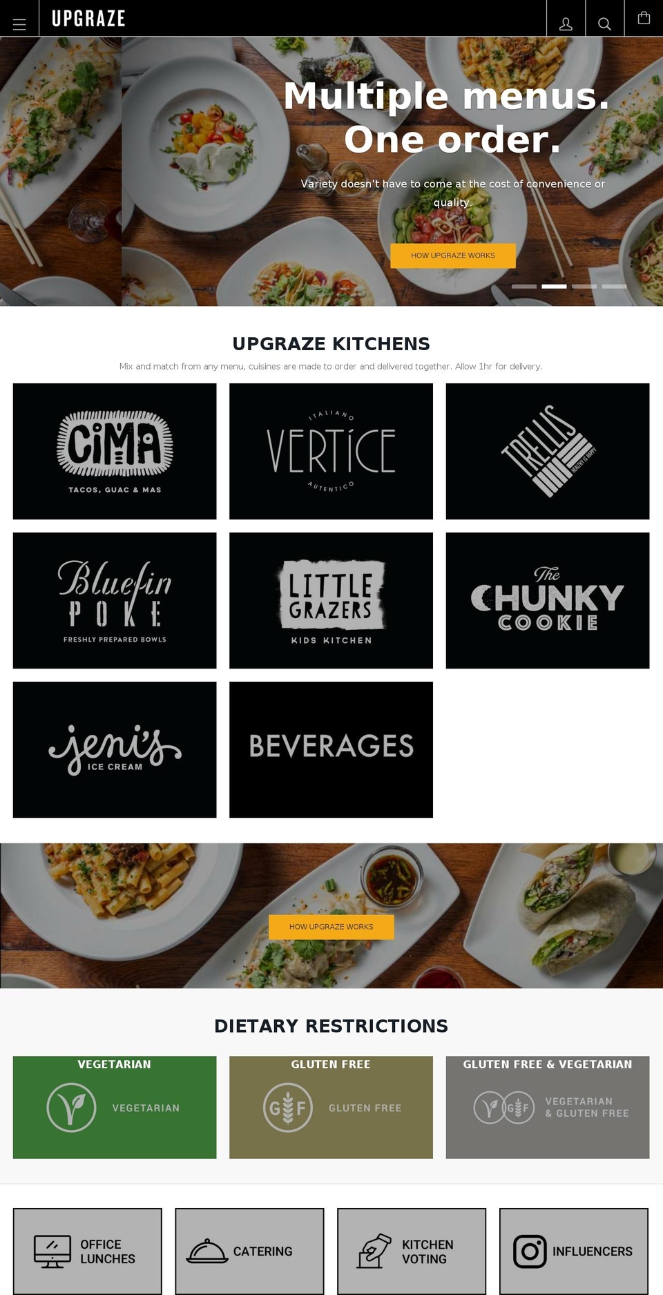 upgraze.com — Shopify storefront screenshot