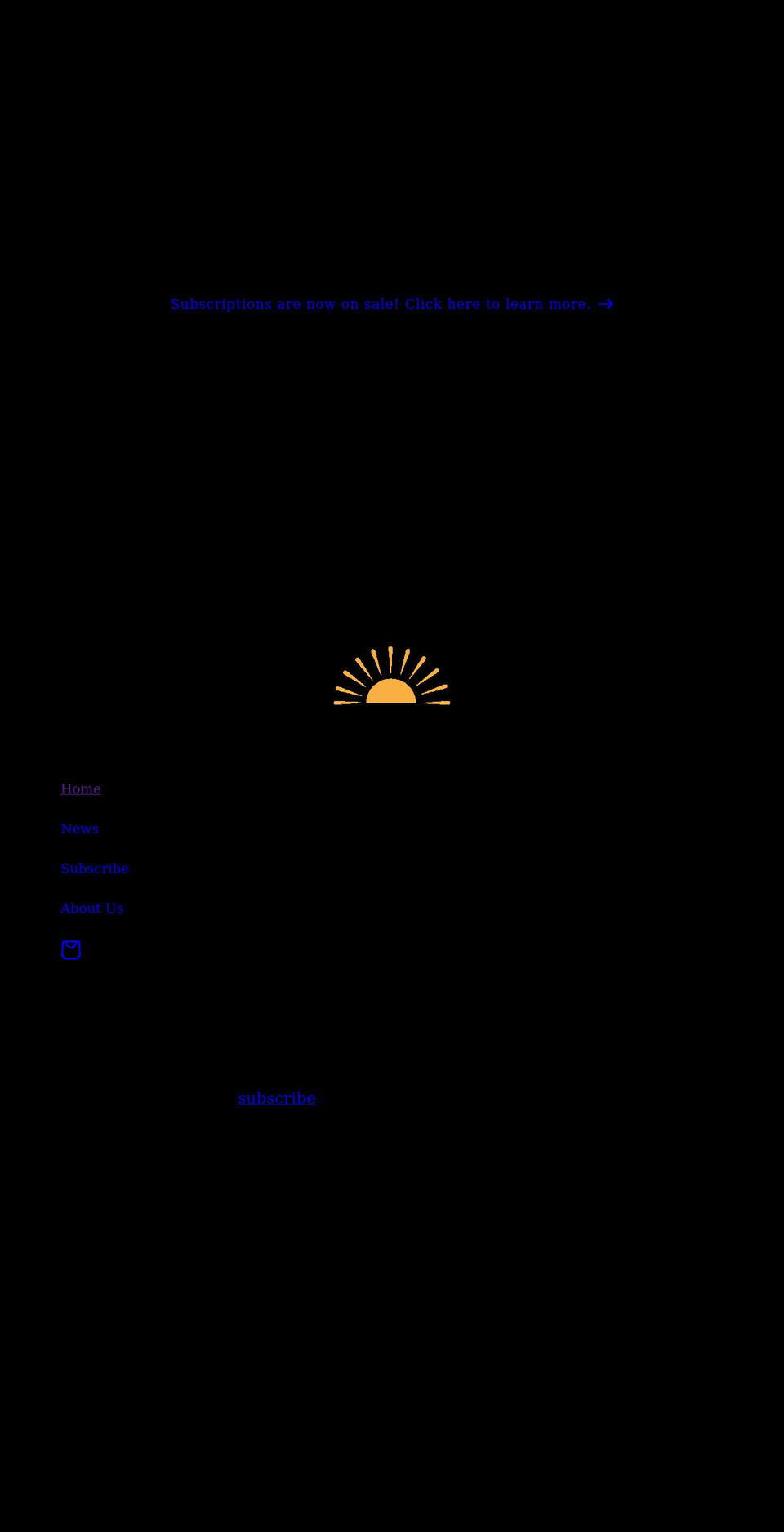upliftingnews.org shopify website screenshot